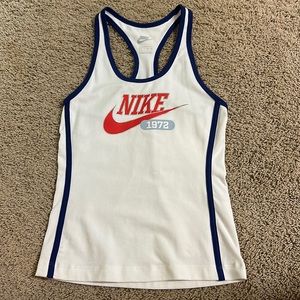 XS Nike blue, red, and white tank top (1972)